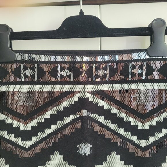 Express Sequined Mini Skirt Size XS - Picture 5 of 8